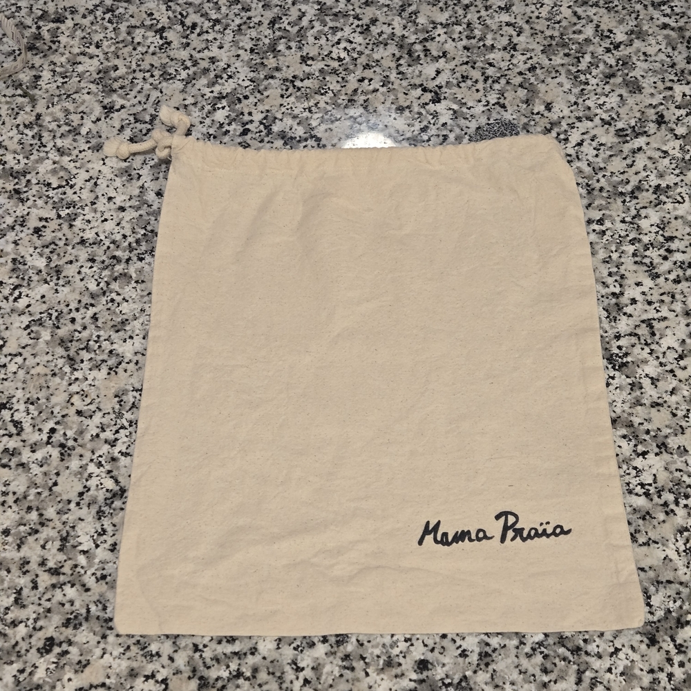 ​✨ Authentic Mama Praïa Natural Soft Canvas Drawstring Dust Bag ✨